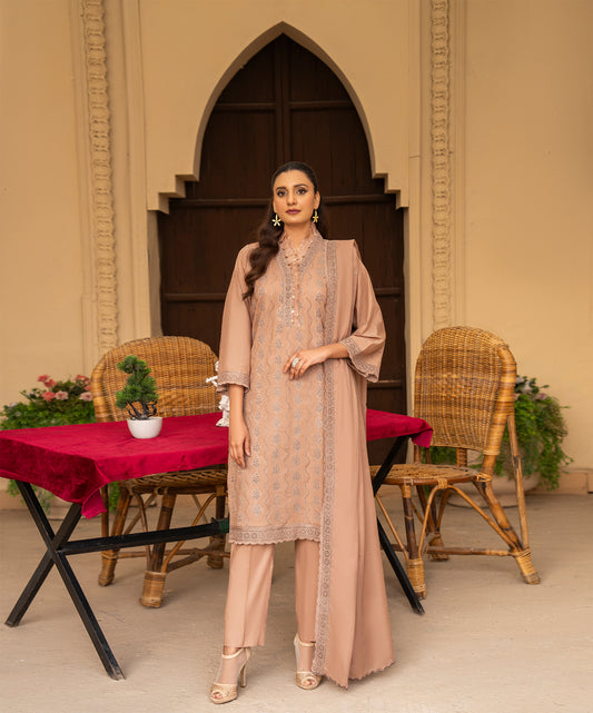 3PC Universal Dyed Embroidered Collection - 2505