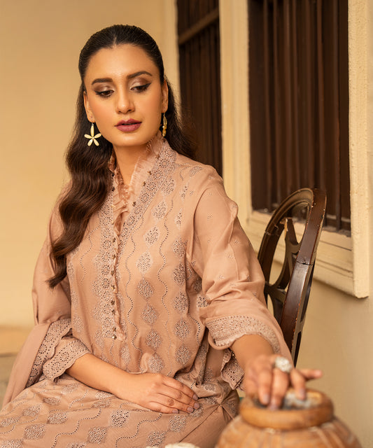 3PC Universal Dyed Embroidered Collection - 2505