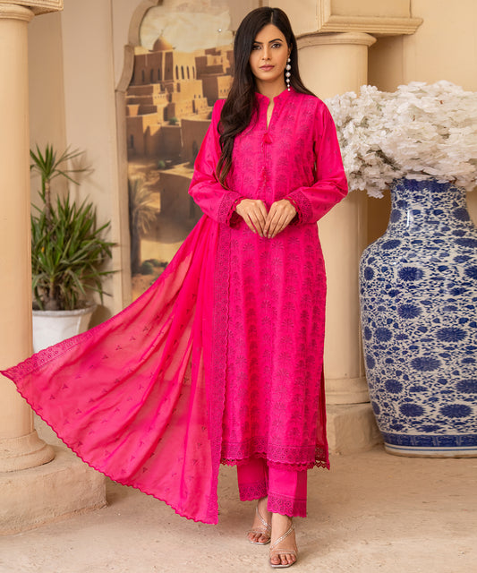 3PC Universal Dyed Embroidered Collection - 2508