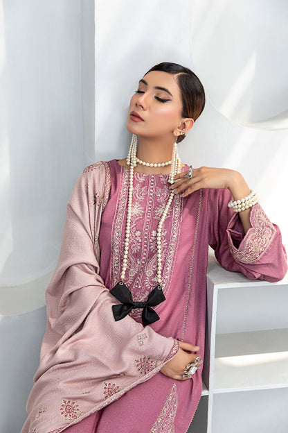 Women Solid Embroidered 2 Piece Suit - LDS827
