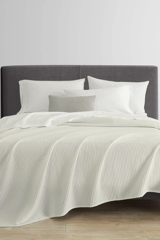 Waffle Blanket 02 - Ivory