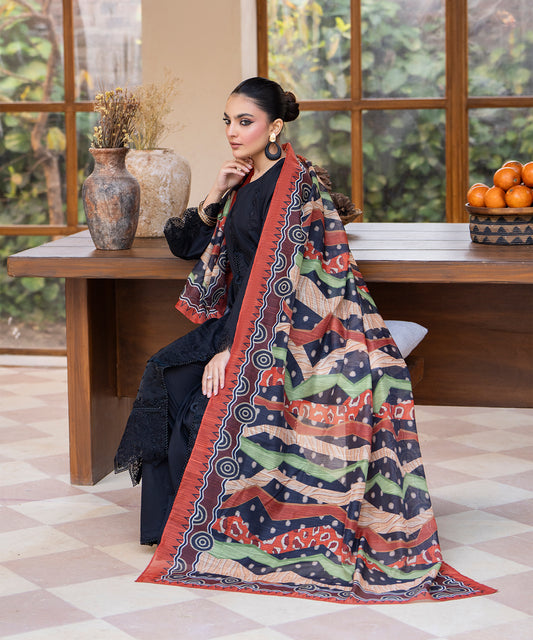 Women Solid Embroidered 3 Piece Suit - ARTY56