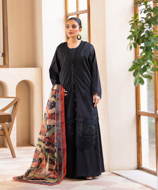 Women Solid Embroidered 3 Piece Suit - ARTY56