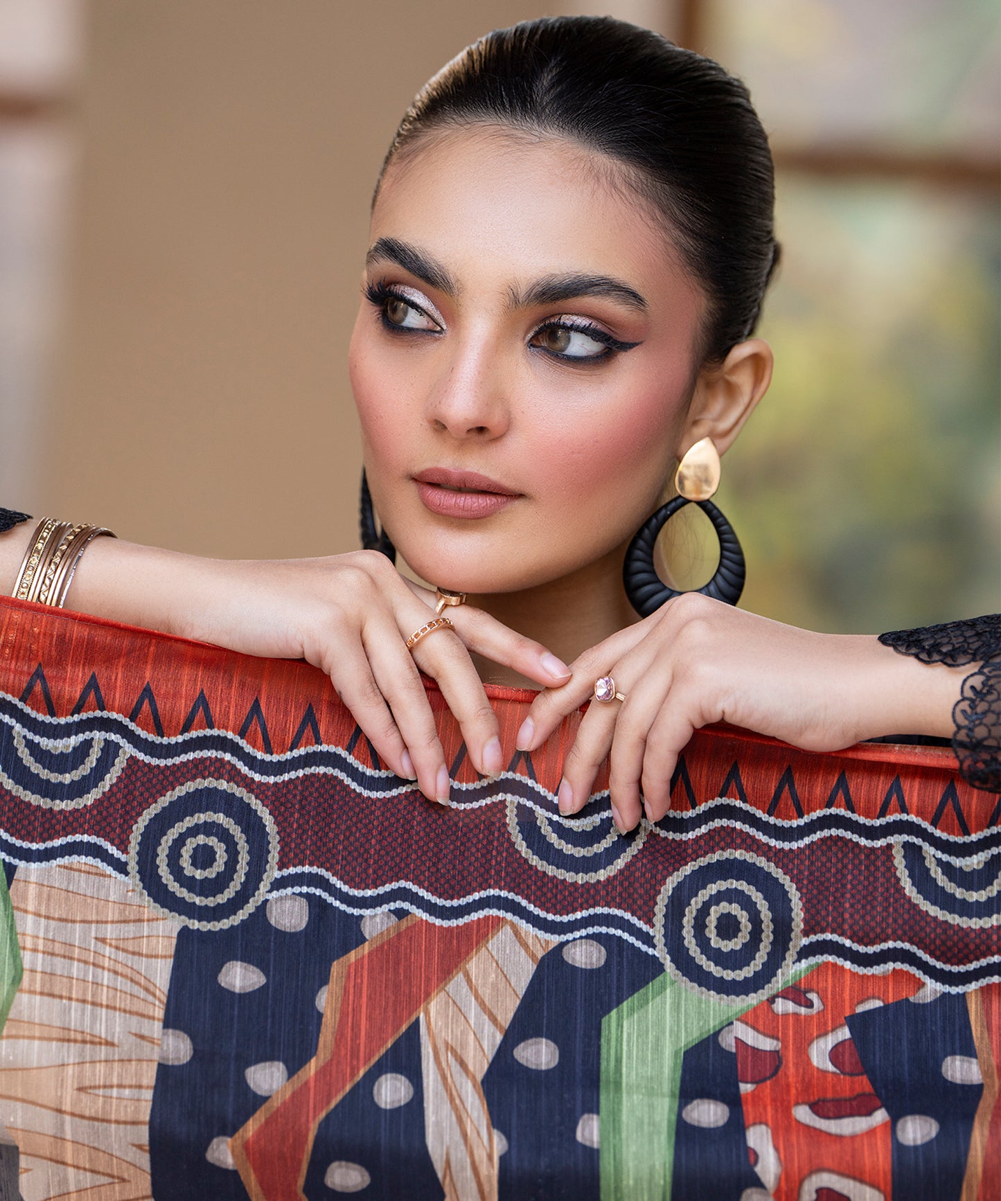 Women Solid Embroidered 3 Piece Suit - ARTY56