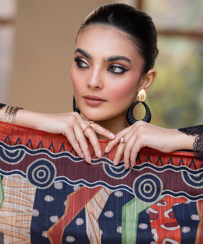 Women Solid Embroidered 3 Piece Suit - ARTY56