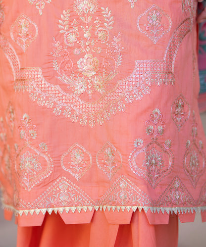 Women Solid Embroidered 3 Piece Suit - ARTY59