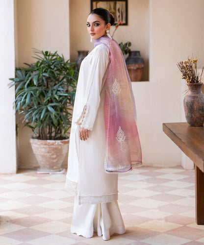 Women Solid Embroidered 3 Piece Suit - ARTY60