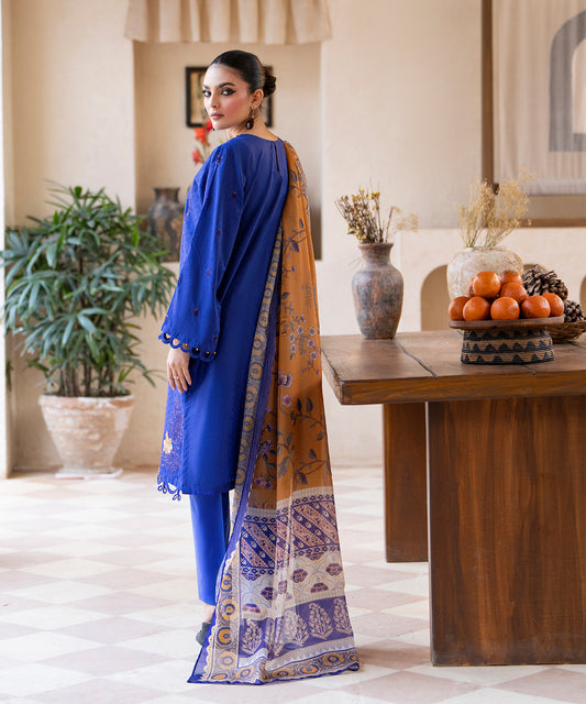 Women Solid Embroidered 3 Piece Suit - ARTY62
