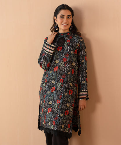 Women Printed Embroidered 2 Piece Suit - CLC551