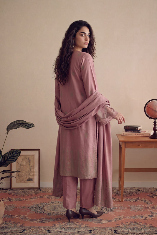 Women Jacquard 3 Piece Suit - JCQ054