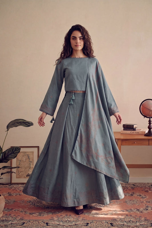 Women Jacquard 3 Piece Suit - JCQ049