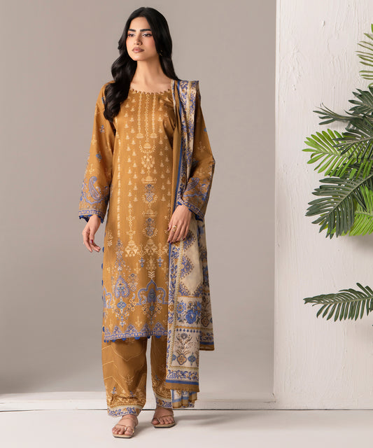 Women Printed 3 Piece Suit - DTD144