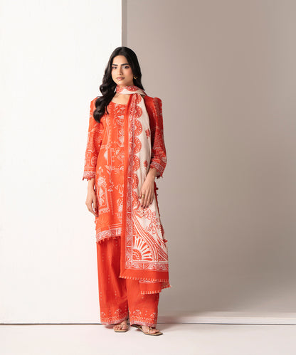 Women Printed 3 Piece Suit - DTD145