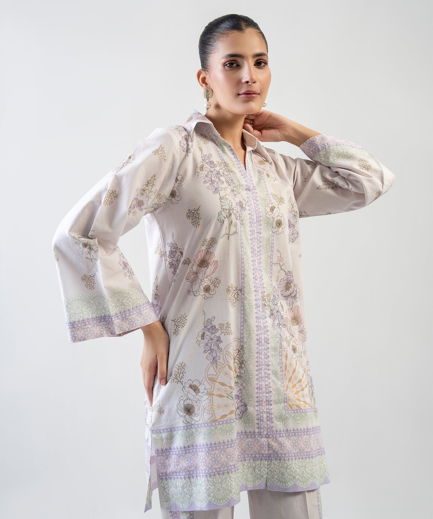 Women Printed 2 Piece Suit  - DTDW97