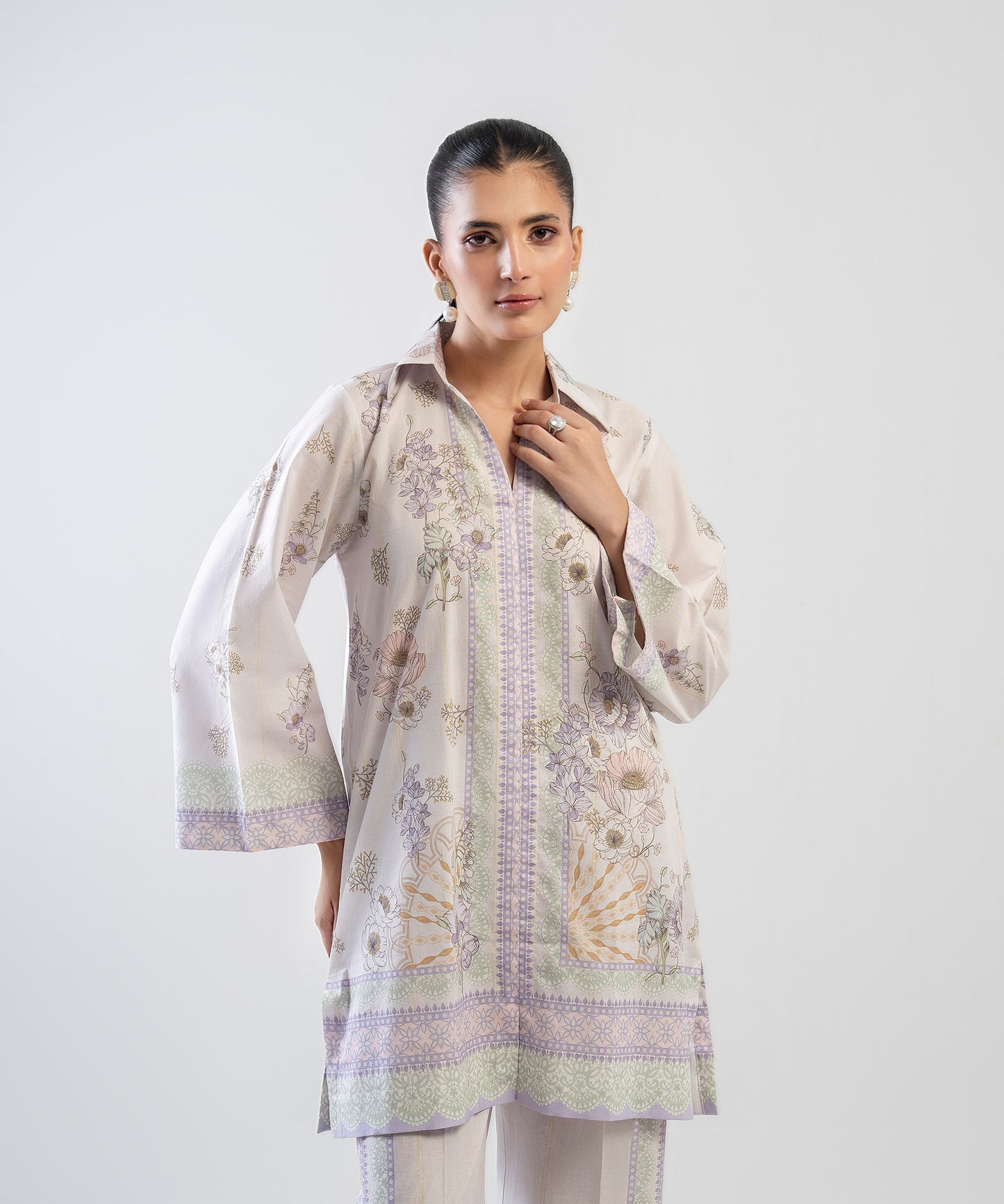 Women Printed 2 Piece Suit  - DTDW97