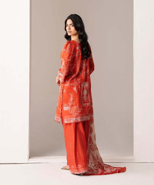 Women Printed 3 Piece Suit - DTD145