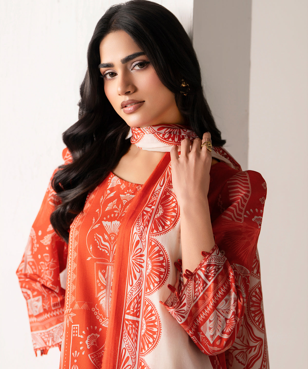 Women Printed 3 Piece Suit - DTD145