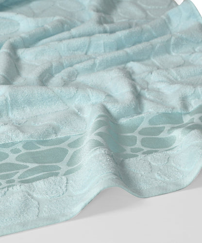 Jacquard Towel - Grey Blue