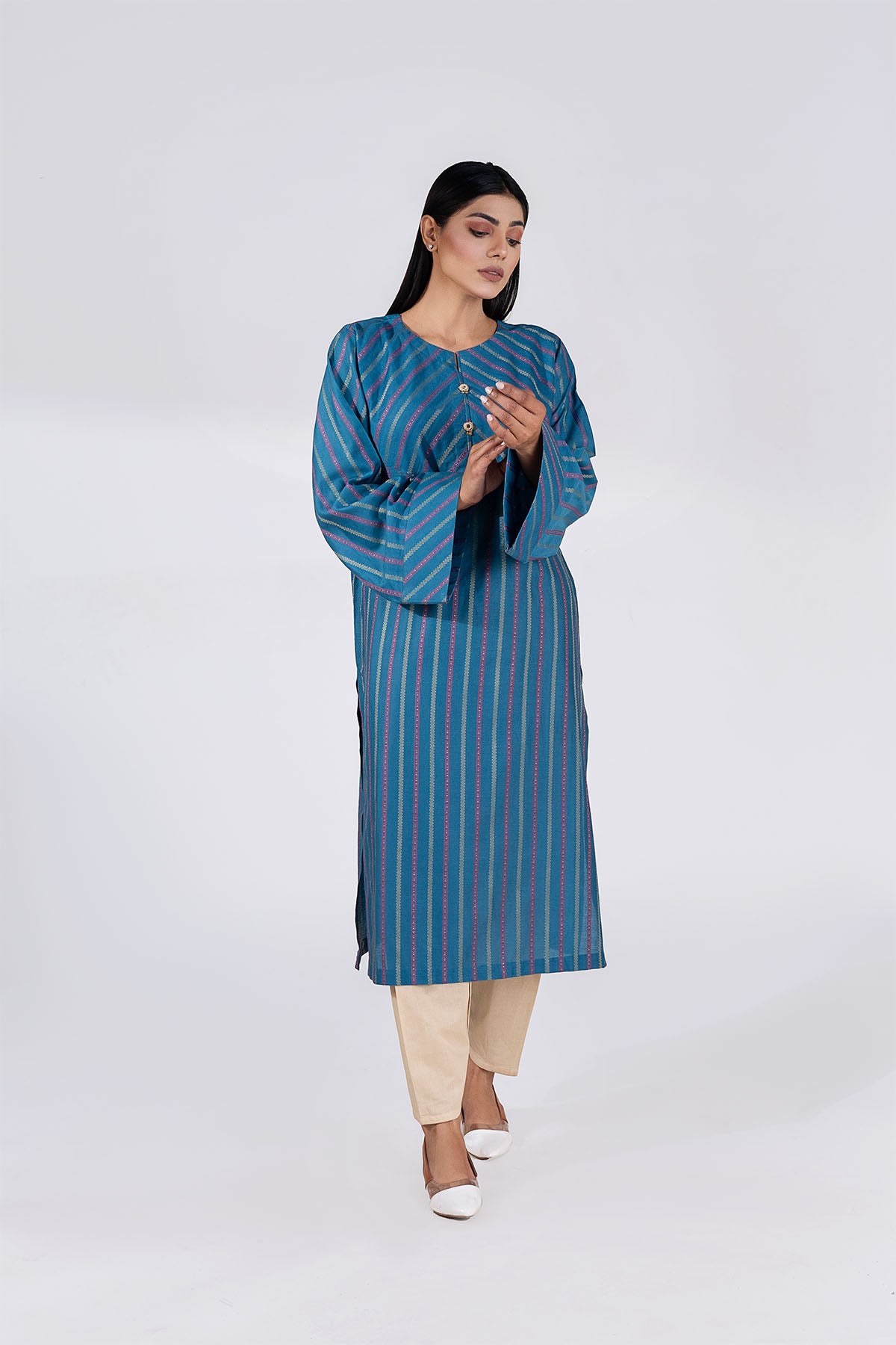 Women Solid Shirt - LDS854