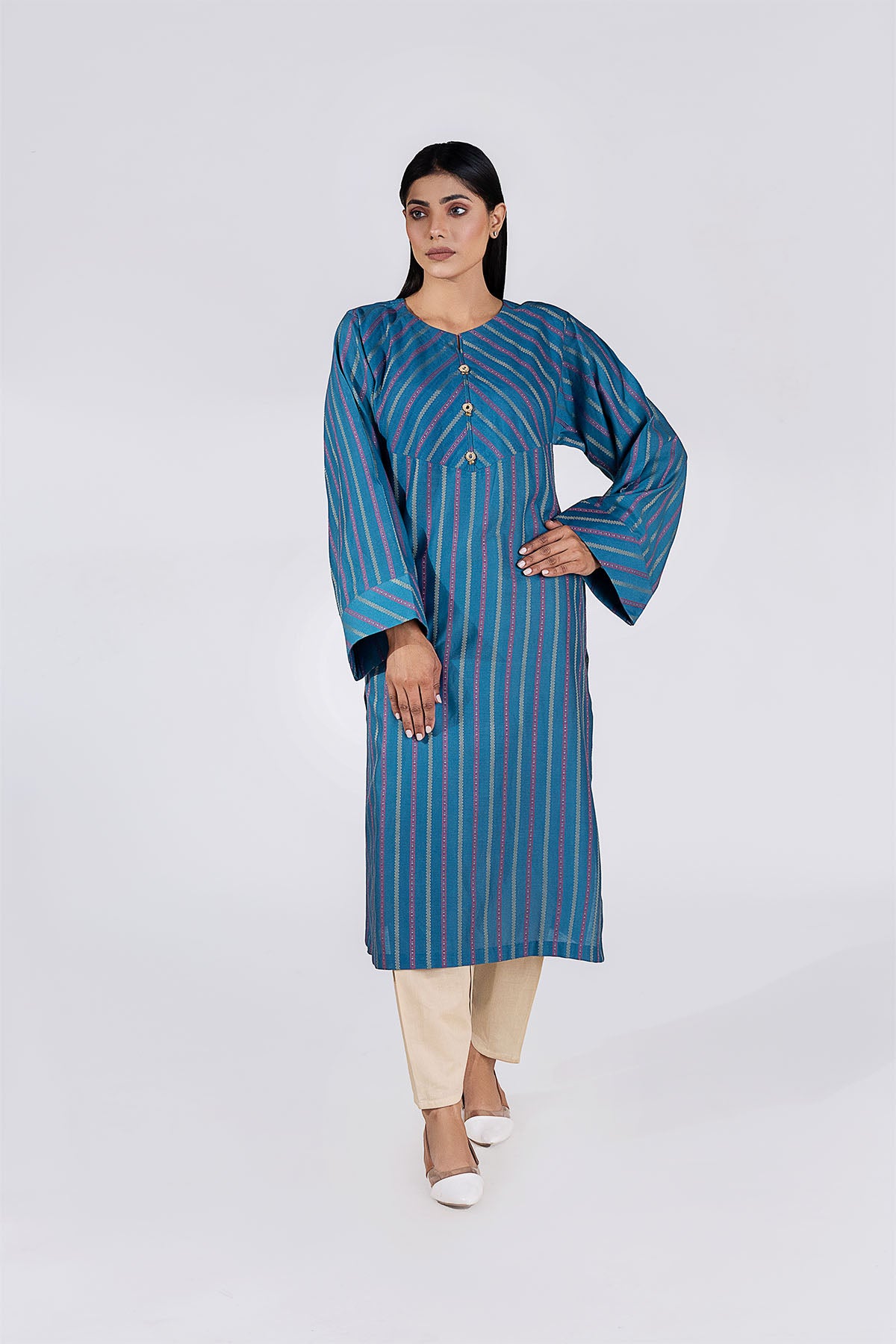 Women Solid Shirt - LDS854