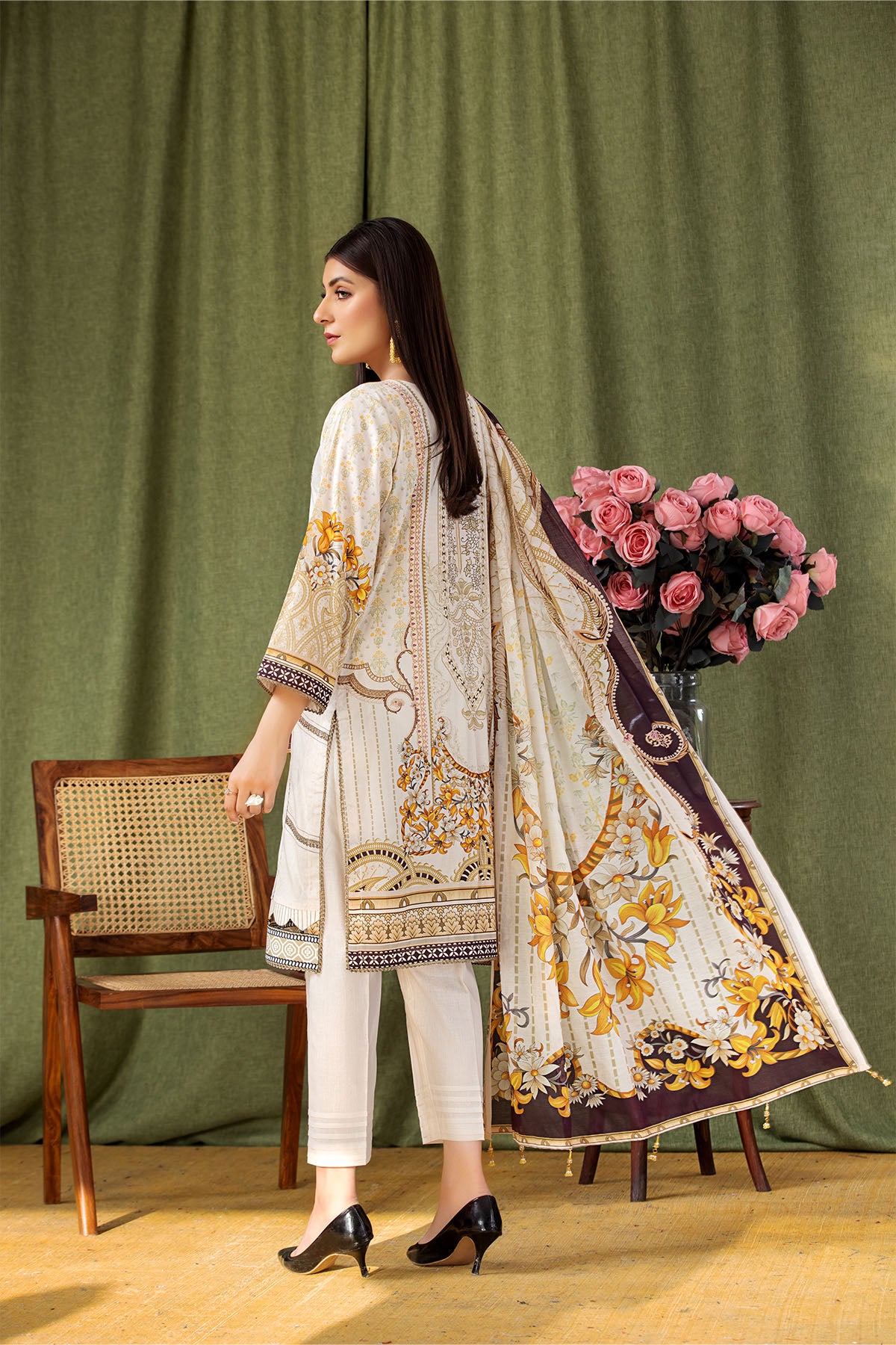 3 Piece Universal Digital Embroidered - 134