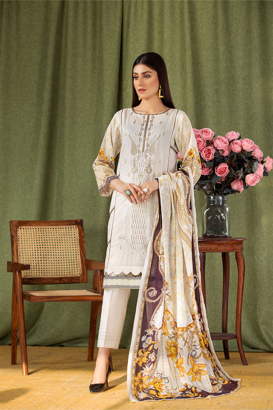 3 Piece Universal Digital Embroidered - 134