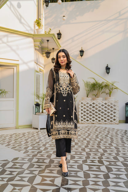 Women Solid Embroidered Shirt - LDS845