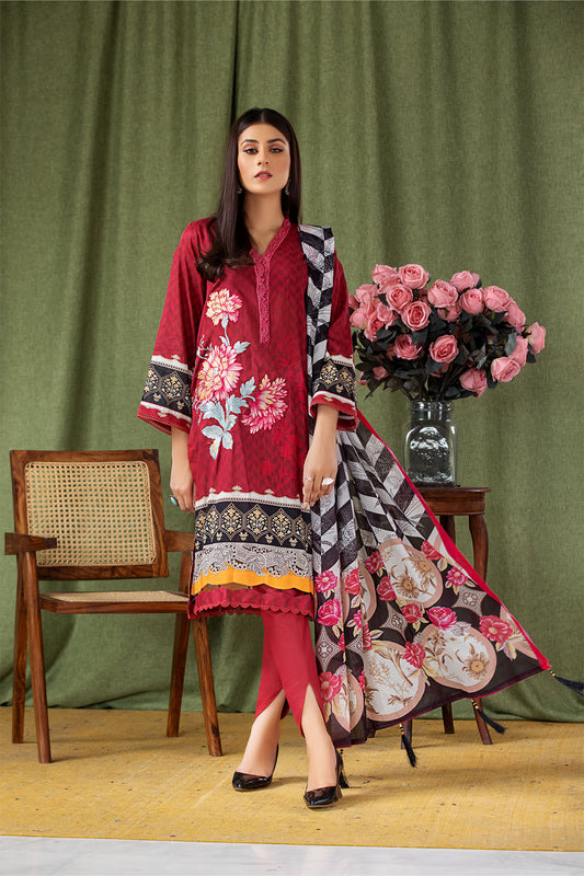 3 Piece Universal Digital Embroidered - 133
