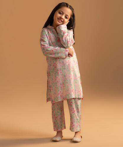 Girl printed 2 Piece Suit - KDS724