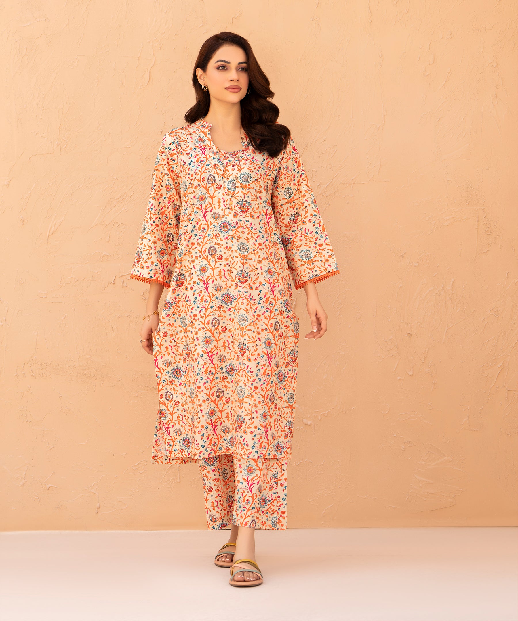 2PC Printed Suit  - LDS 1161