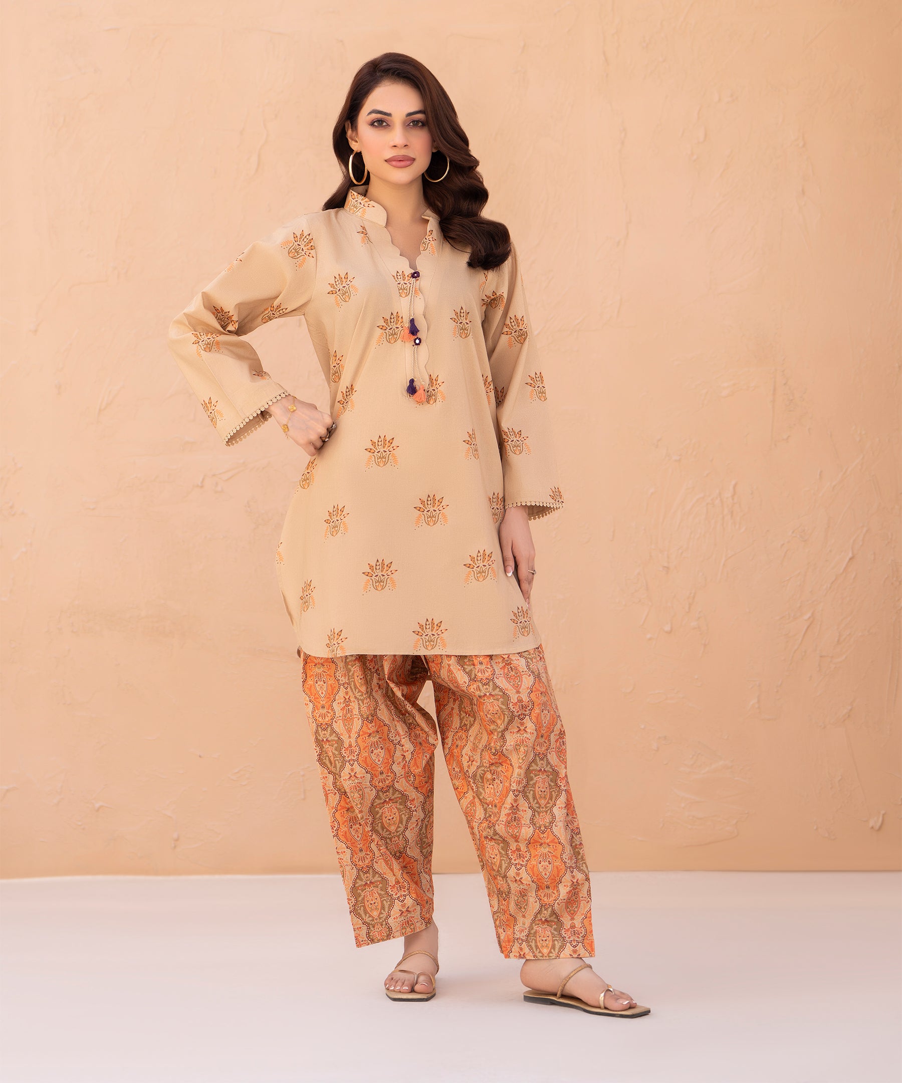 2PC Printed Suit  - LDS 1322