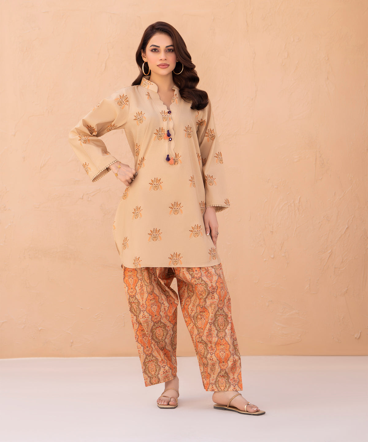 2PC Printed Suit  - LDS 1322