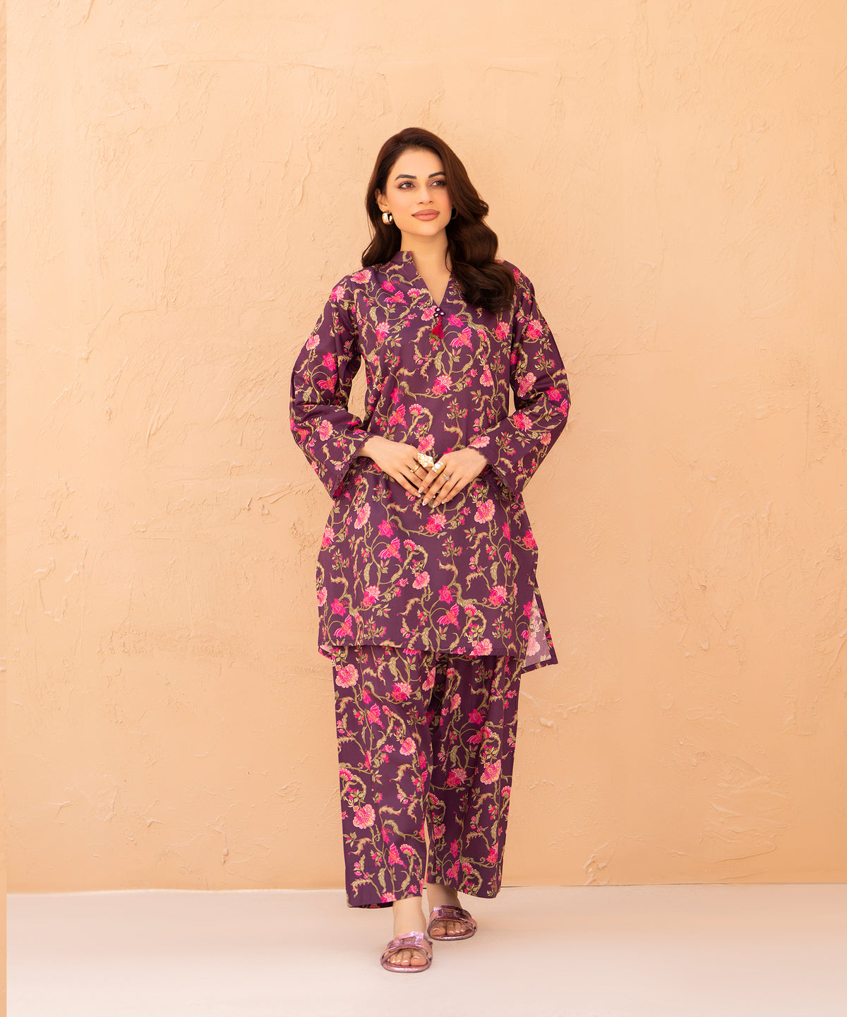 Women Printed 2 Piece Suit - LDS1323