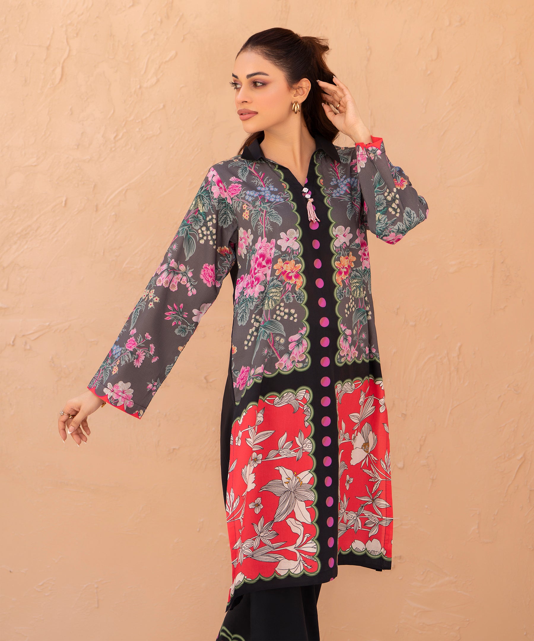 2PC Printed Suit  - LDS 1324
