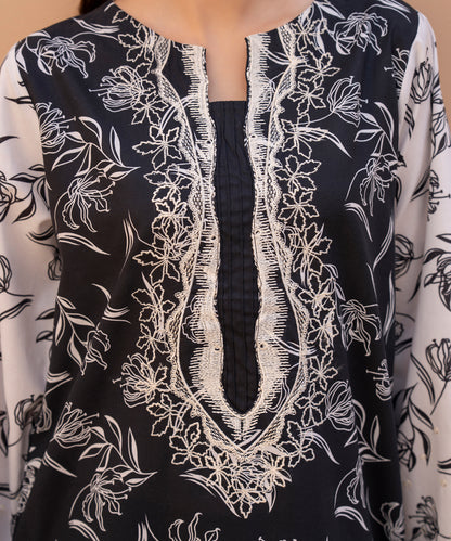 Women Printed Embroidered 2 Piece Suit - LDS1330