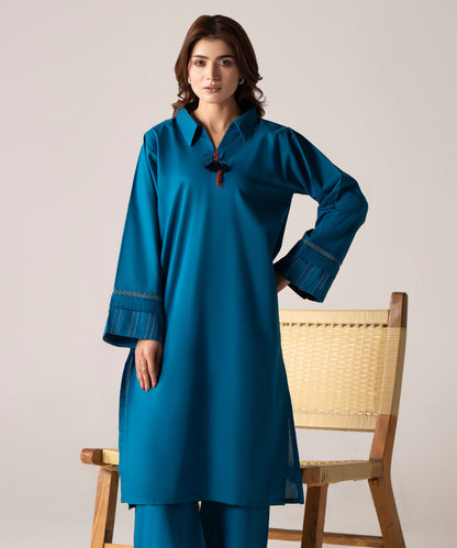 Women Solid 2 Piece Suit - LDS1358
