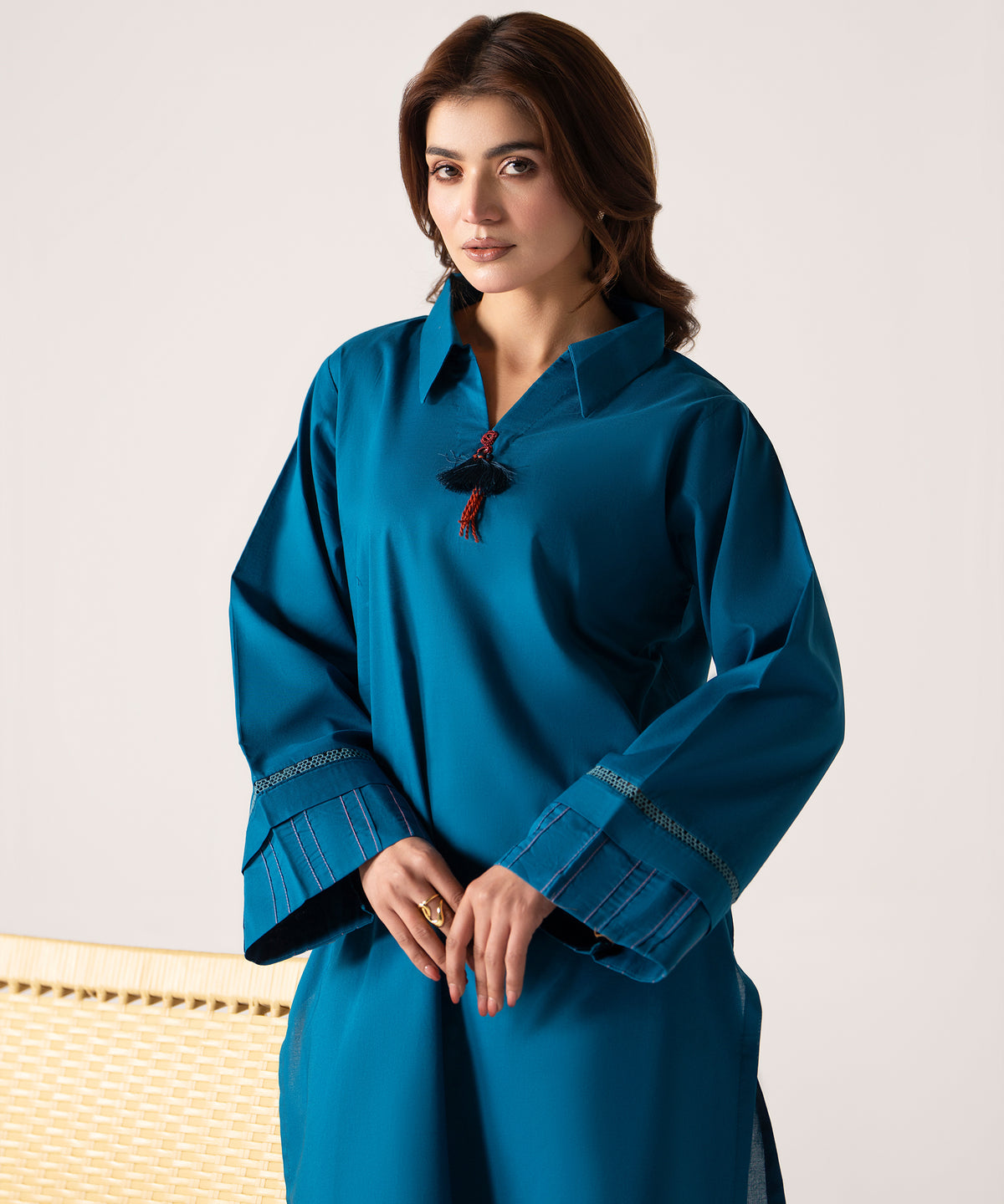 Women Solid 2 Piece Suit - LDS1358