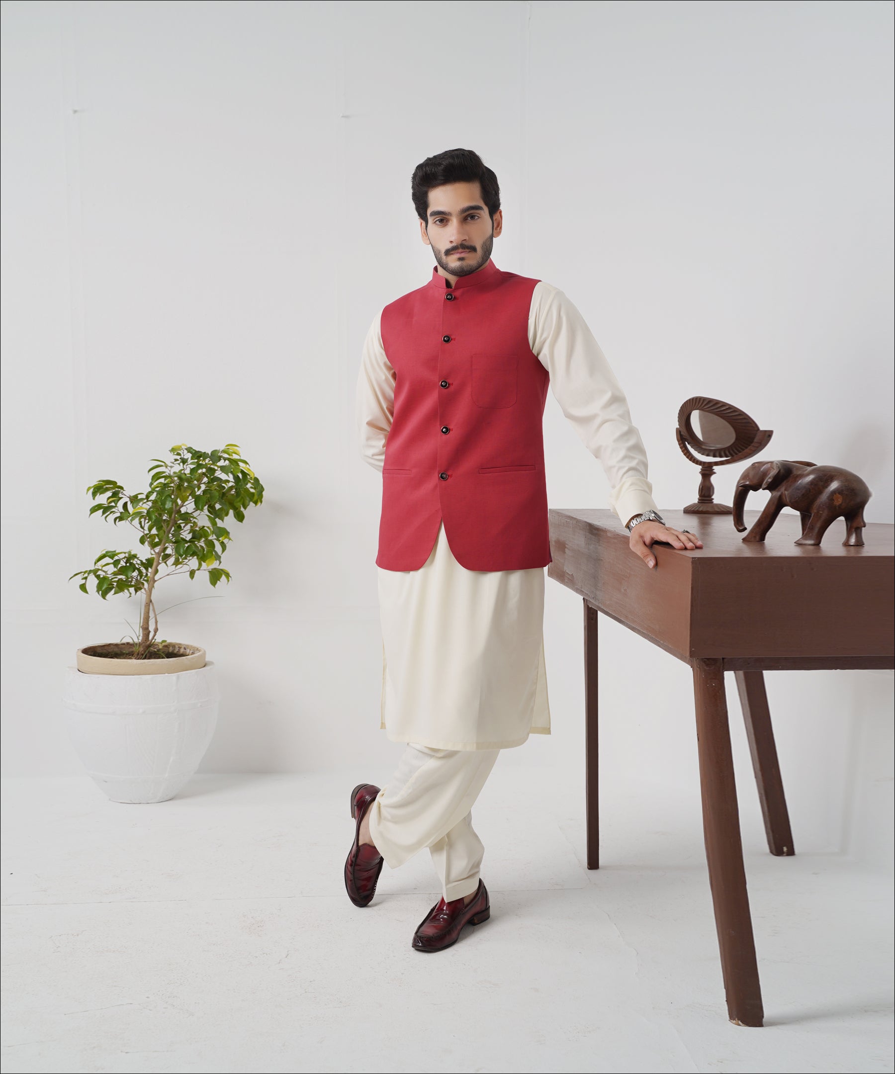 Mughal-e-azam Collection WAIST COAT MRN