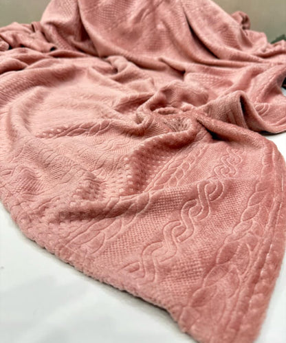 Plain Plush Blanket - Beige - FBP001