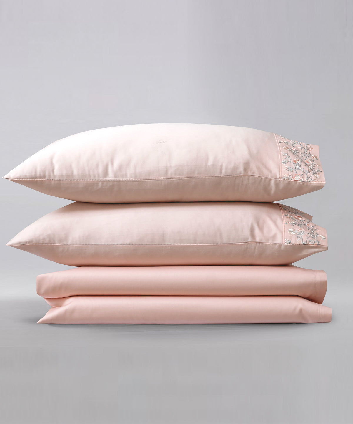 Plain Satin Bedsheet Set 27 - (Hotel Collection)