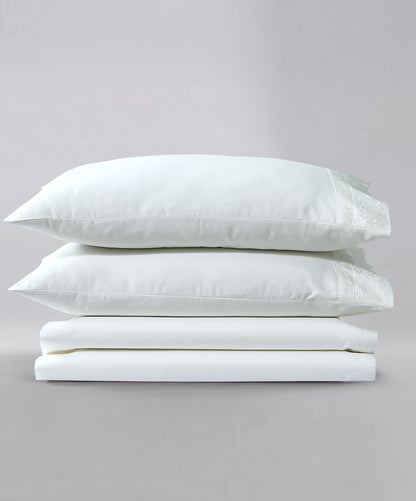Plain Satin Bedsheet Set 26 - (Hotel Collection)