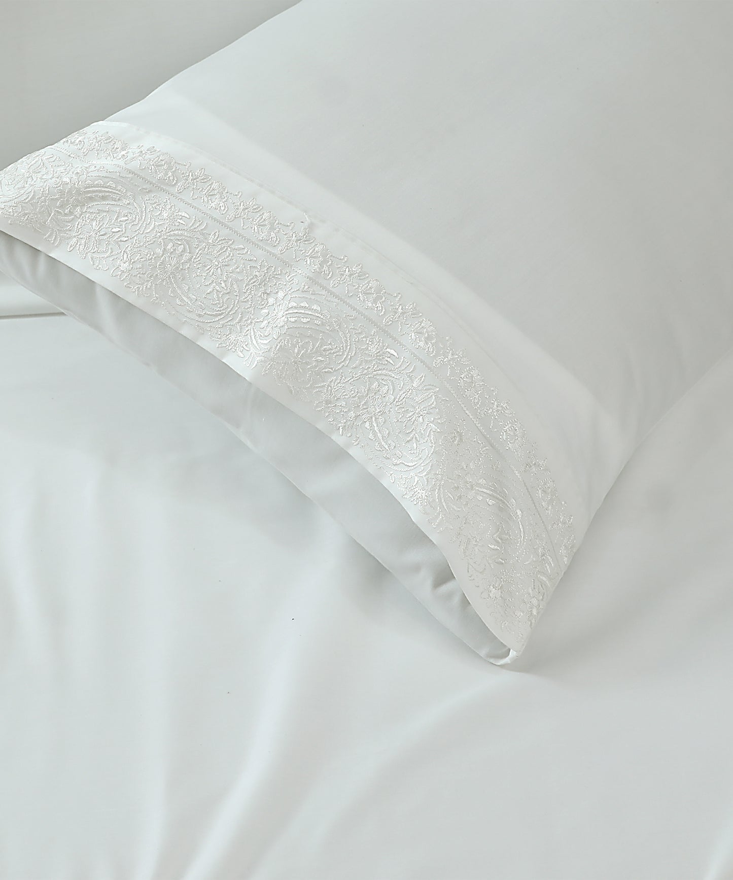 Plain Satin Bedsheet Set 26 - (Hotel Collection)