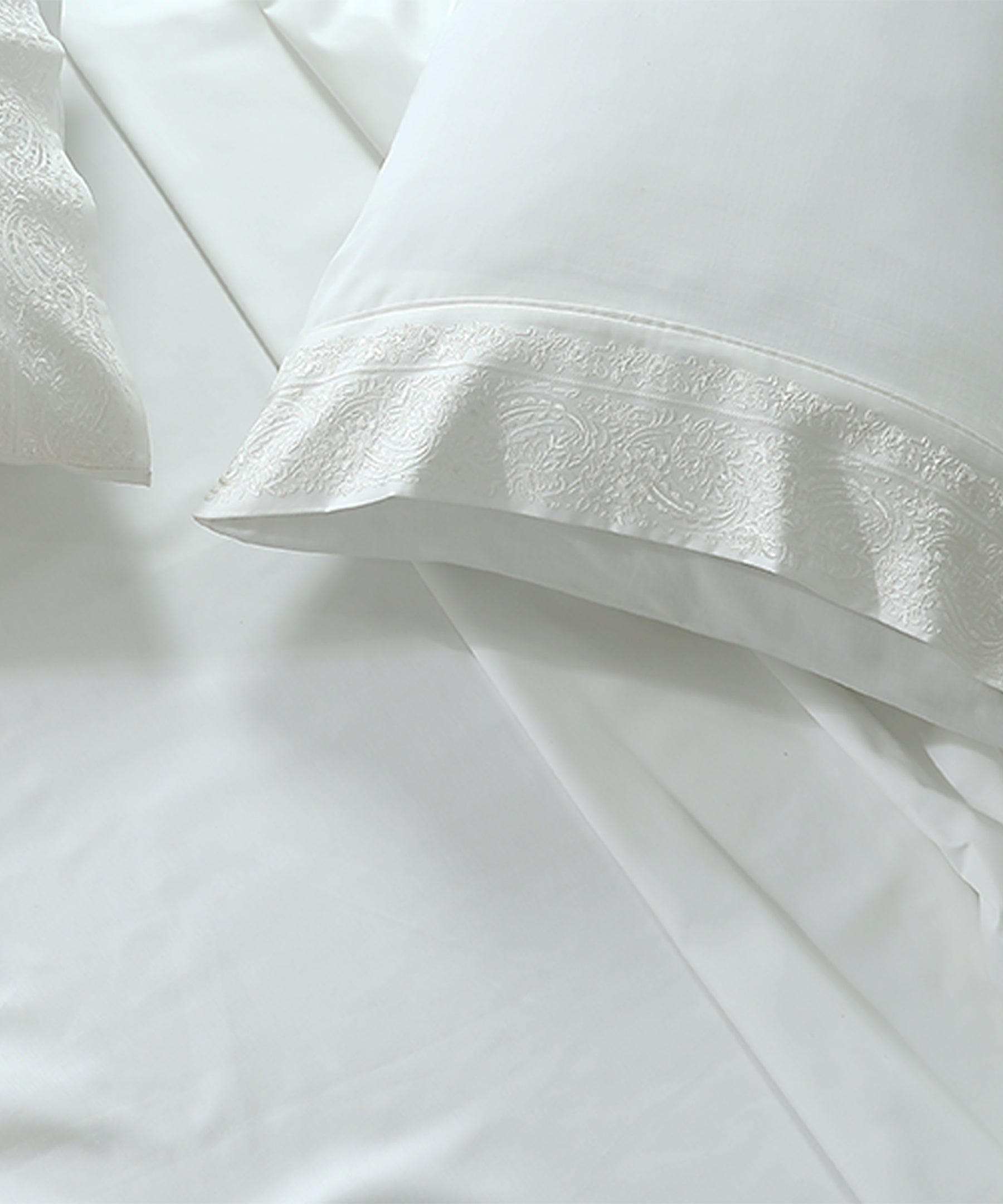 Plain Satin Bedsheet Set 26 - (Hotel Collection)