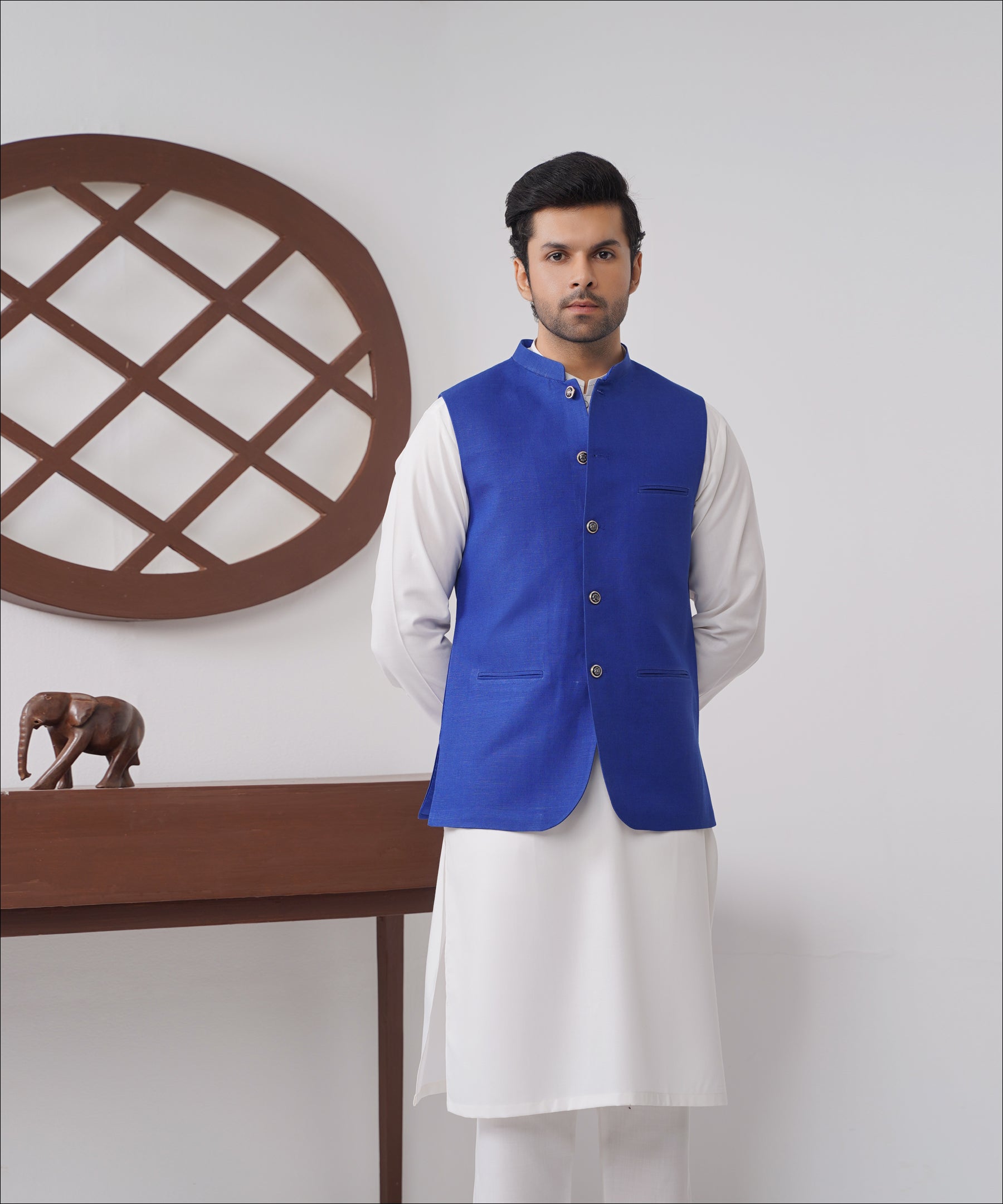 Mughal-e-azam Collection WAIST COAT RBL