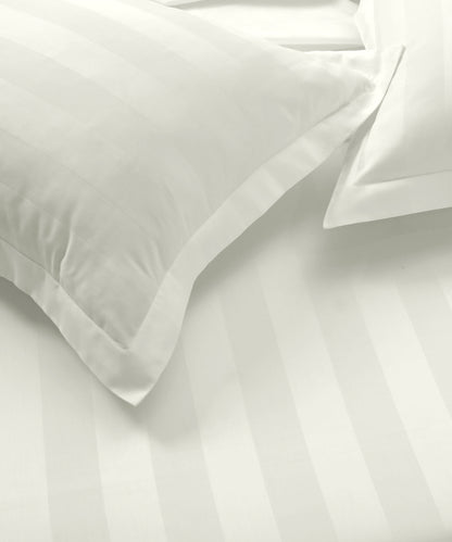 Stripe Satin Bedsheet Set 26 - (Hotel Collection)