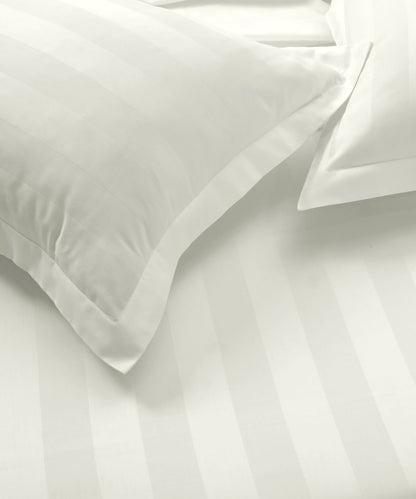 Stripe Satin Bedsheet Set 26 - (Hotel Collection)