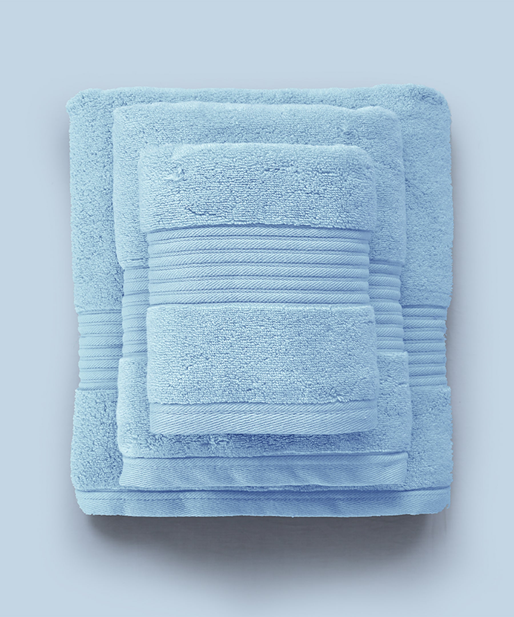 Blue Micro Cotton Towel - SS25