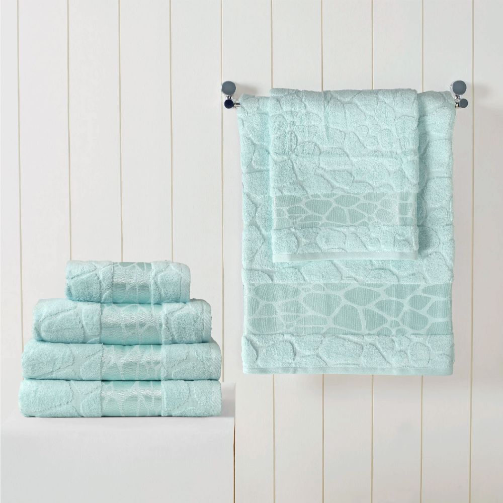 Jacquard Towel - Grey Blue