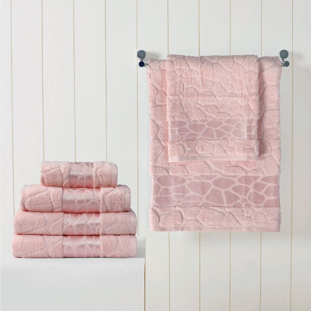 Jacquard Towel - Pink