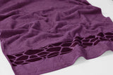 Jacquard Towel - Dark Purple